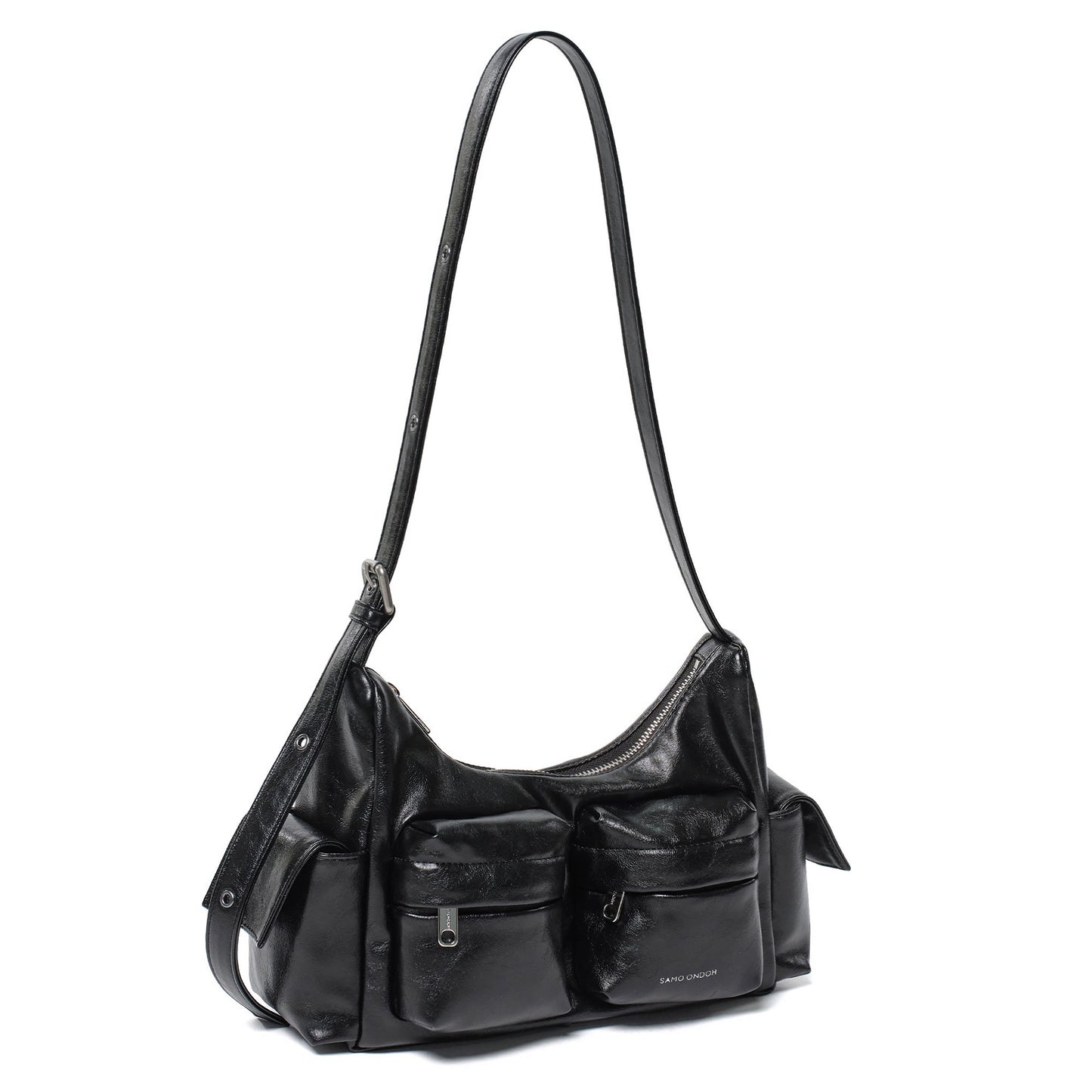 SAMO ONDOH - pocket mug bag M veg black