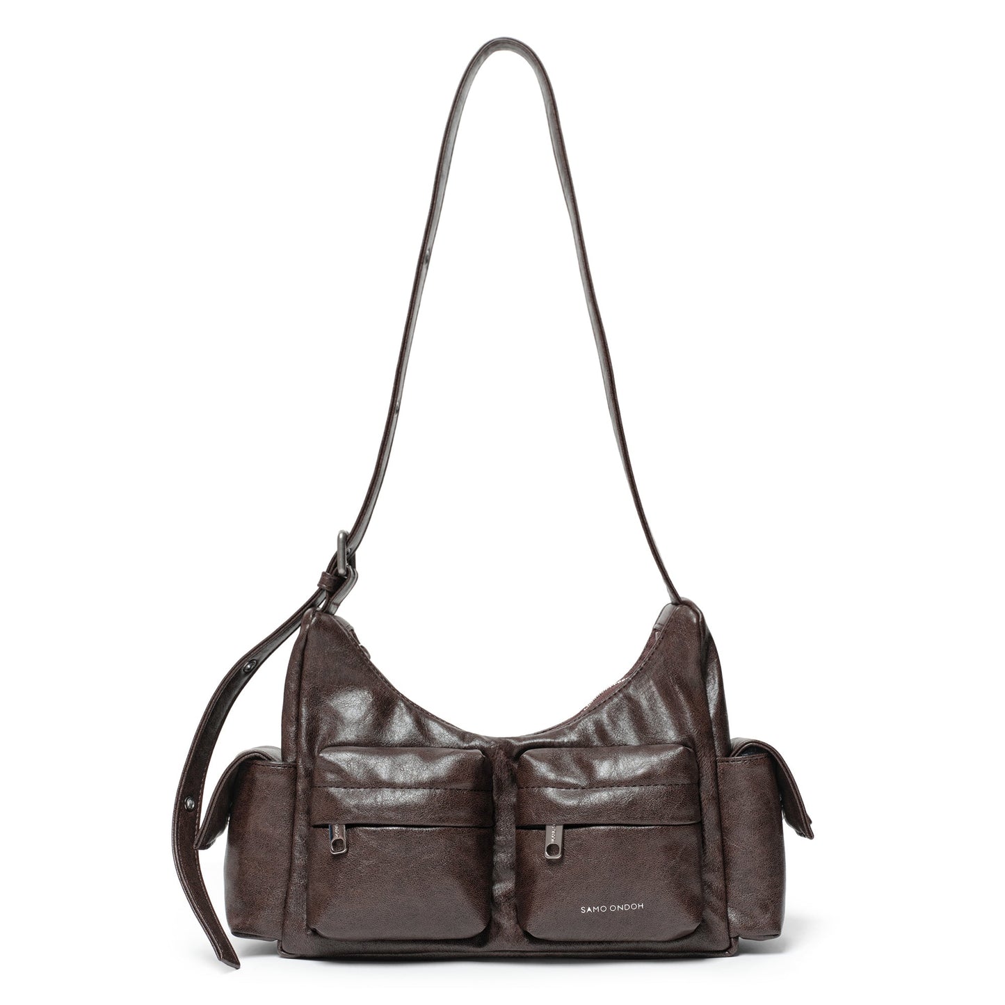 SAMO ONDOH - pocket mug bag M veg cocoa