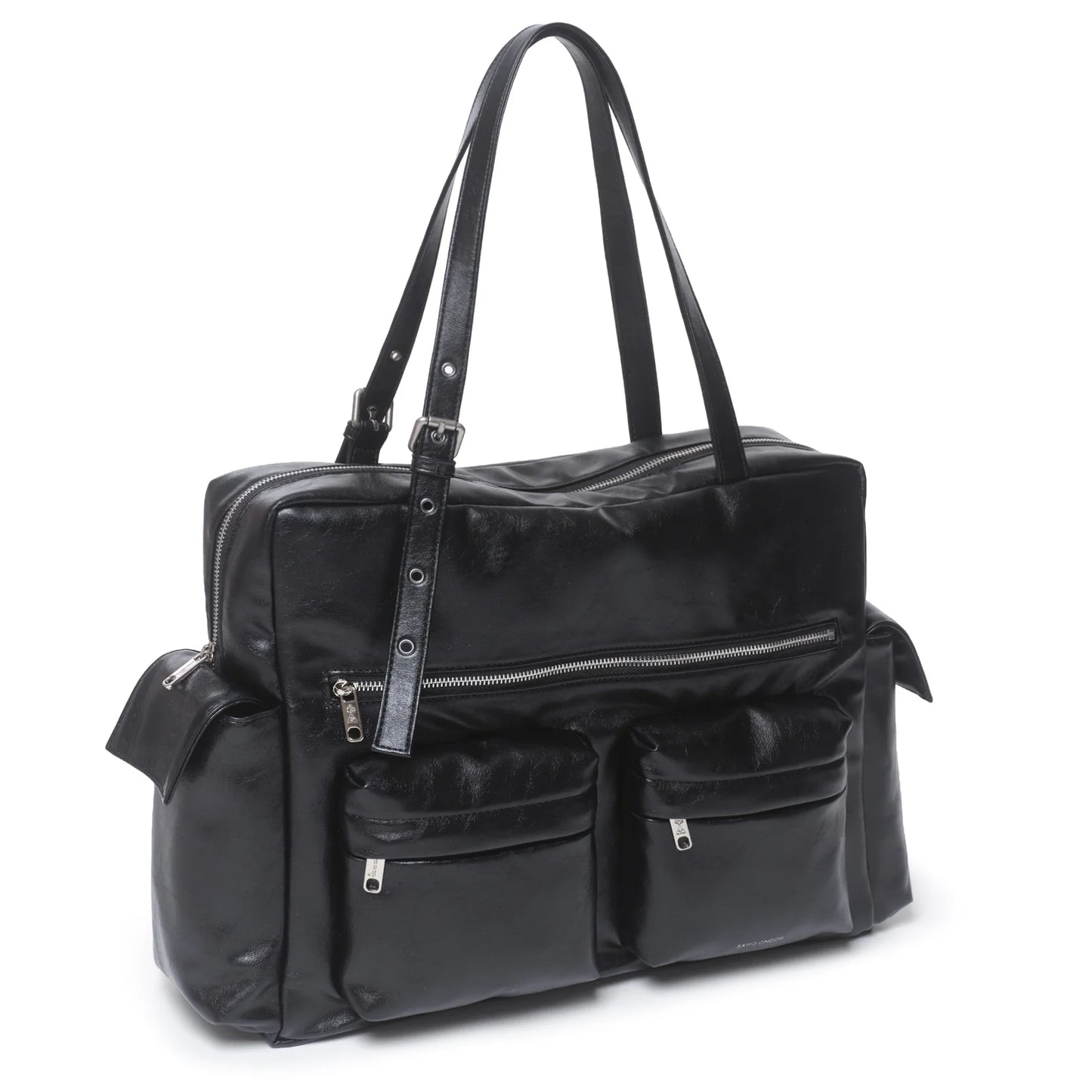 SAMO ONDOH - pocket utility bag XL veg black
