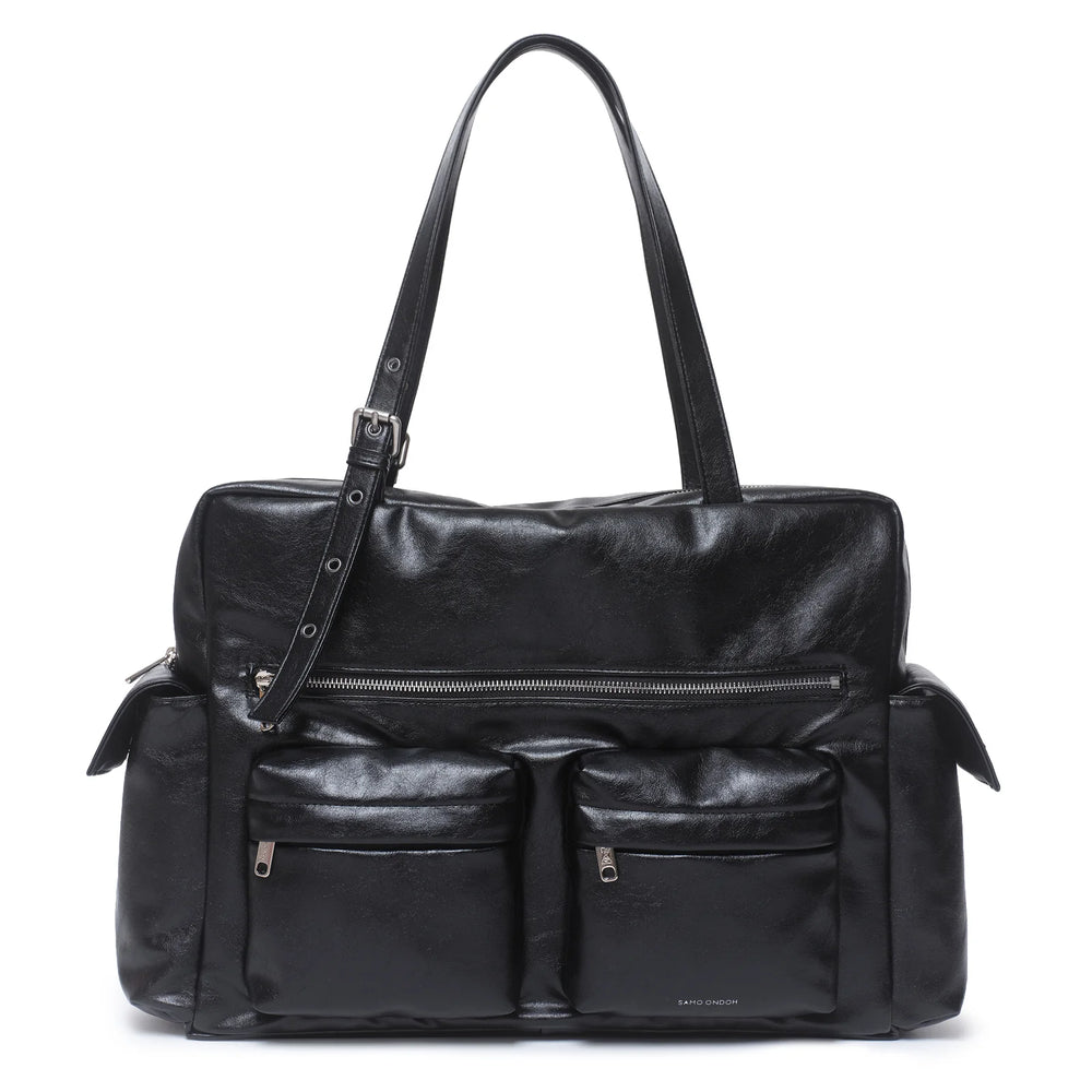 SAMO ONDOH - pocket utility bag XL veg black