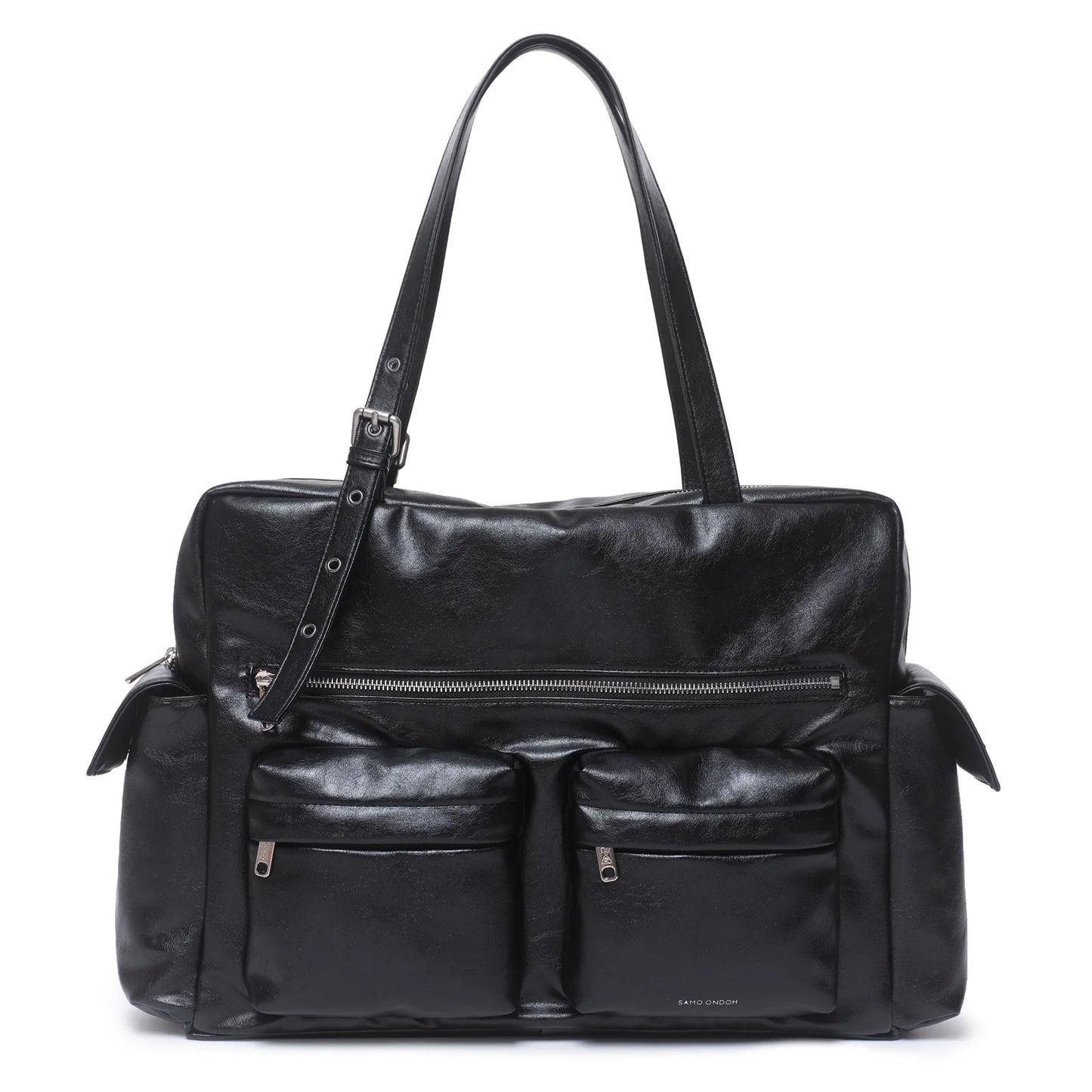 SAMO ONDOH - pocket utility bag XL veg black