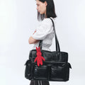 SAMO ONDOH - pocket utility bag XL veg black