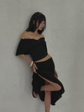 Mia Ritta - Ocena Midi Skirt / Black
