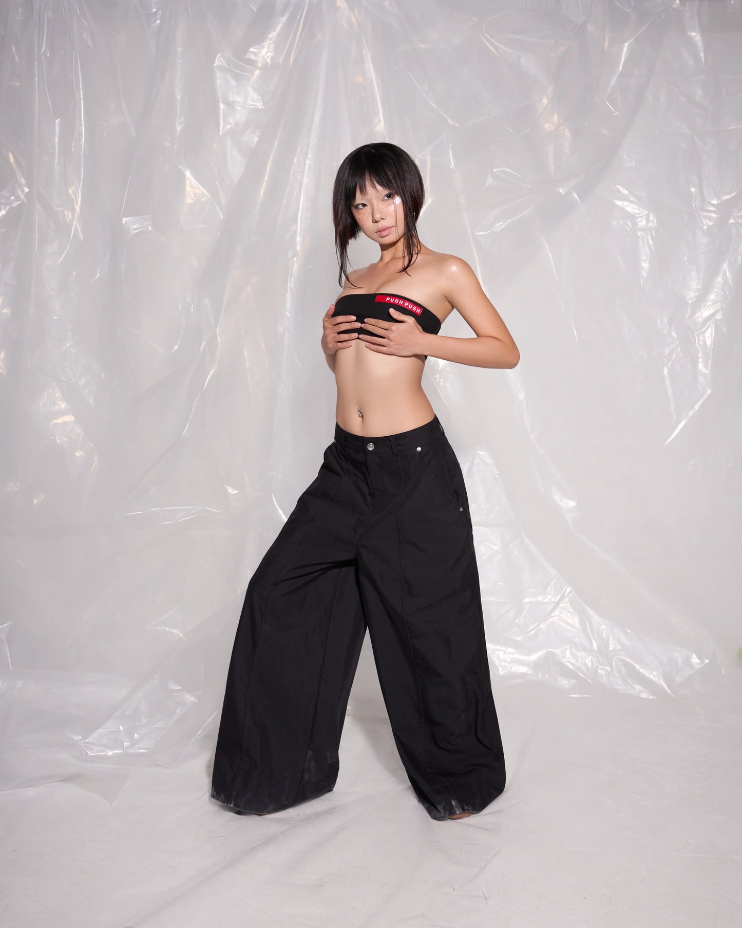 PUSH PUSH - SONIC PANTS / Black