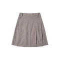 PUSH PUSH - GINGHAM MIDI SKIRT / Mauve Gingham