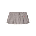 PUSH PUSH - GINGHAM MINI SKIRT / Mauve Gingham