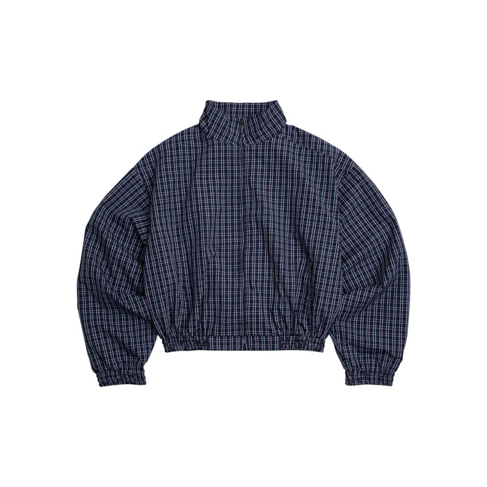 PUSH PUSH - Gingham Zip Jacket / Navy Gingham