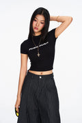 PUSH PUSH - PWR BABY TEE / Black