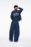 PUSH PUSH - ZENDA OVERSIZE SHIRT / Navy