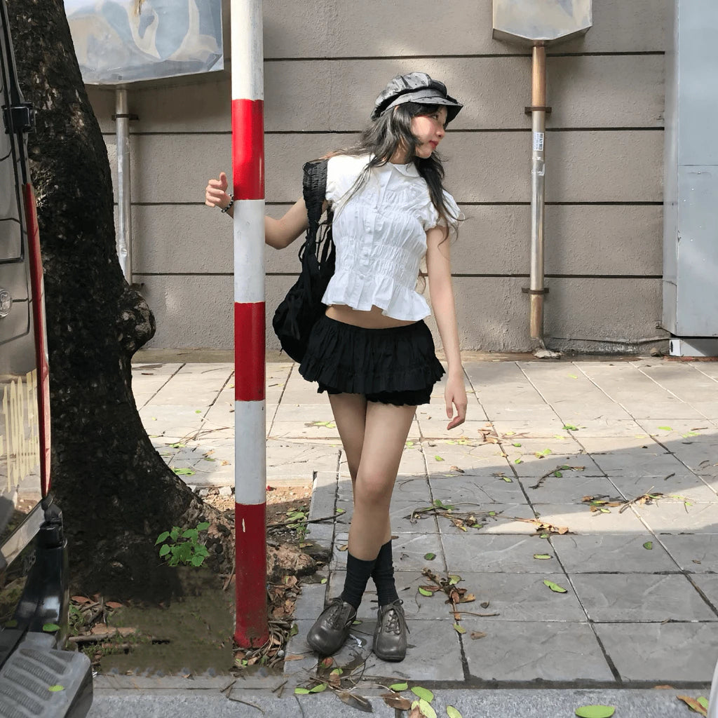 UYU.LABEL - Mari Fluffy Shorts (2 Colors)