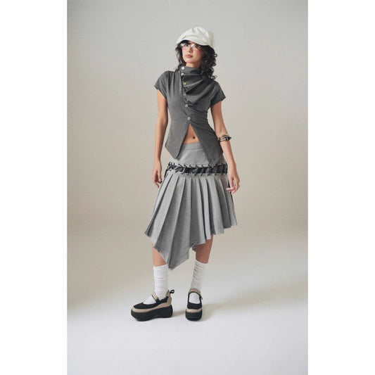 INTO.EIGHT - DAWN SKIRT / 2 colors (Dispatch in 48hrs)