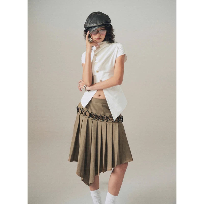 INTO.EIGHT - DAWN SKIRT / 2 colors (Dispatch in 48hrs)