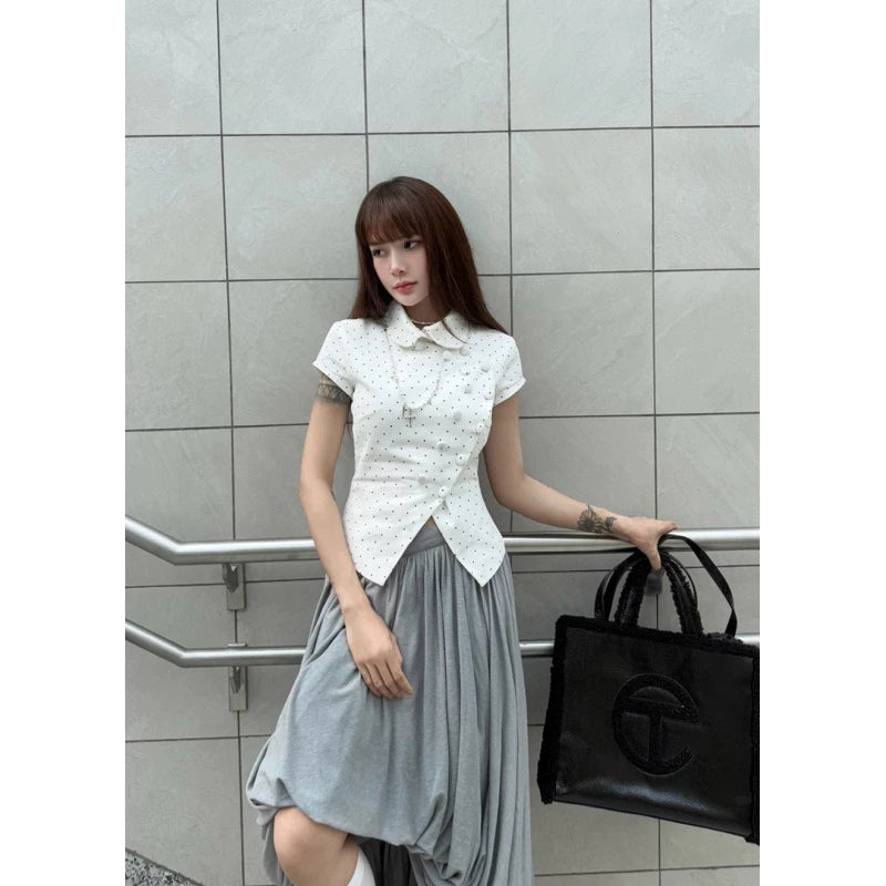 INTO.EIGHT - LANA SHIRT white (Dispatch in 48hrs)