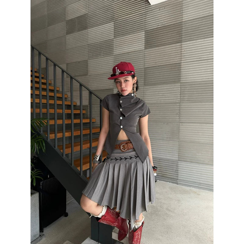 INTO.EIGHT - DAWN SKIRT / 2 colors (Dispatch in 48hrs)