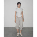 UYU.LABEL - Shugo Asymatrical Collar with Tie (2 Colors)