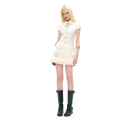 INTO.EIGHT - BRETT SHIRT white (Dispatch in 48hrs)