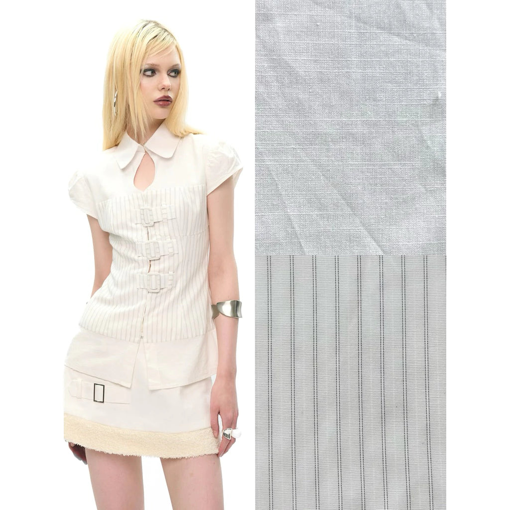 INTO.EIGHT - BRETT SHIRT white (Dispatch in 48hrs)