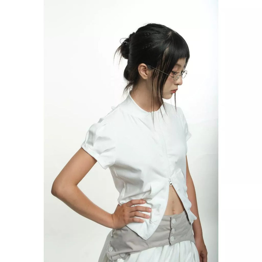 UYU.LABEL - Sakura Zipper Wings / White