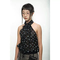 UYU.LABEL - Tomoyo High Neck Halter Top