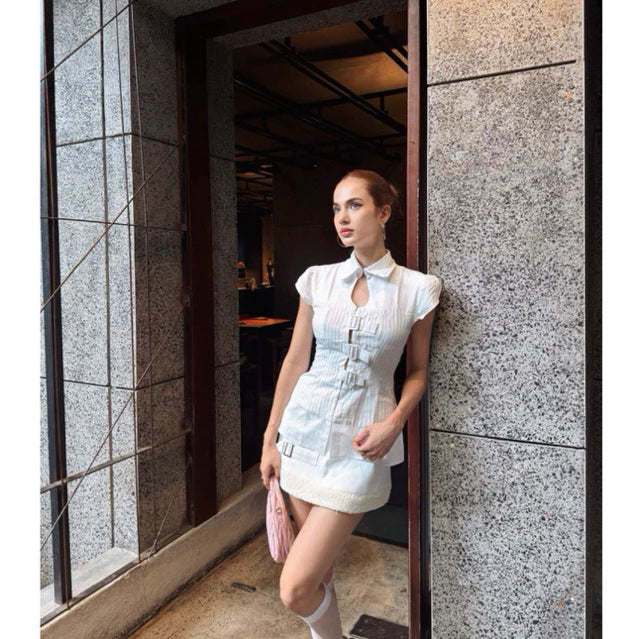 INTO.EIGHT - BRETT SHIRT white (Dispatch in 48hrs)