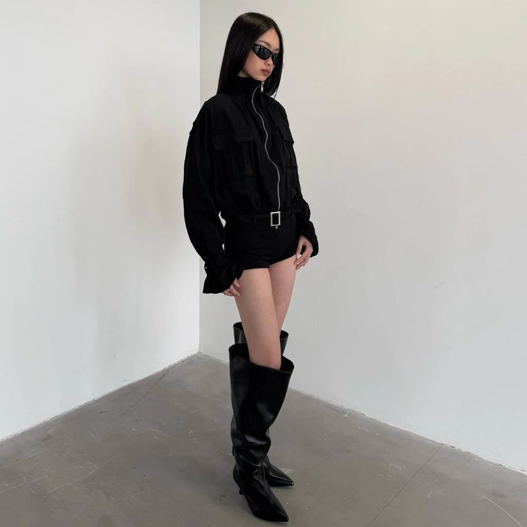 Sagittarius.A+ - Florian Suede Jacket / Black (Dispatch in 48hrs)