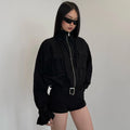Sagittarius.A+ - Florian Suede Jacket / Black (Dispatch in 48hrs)