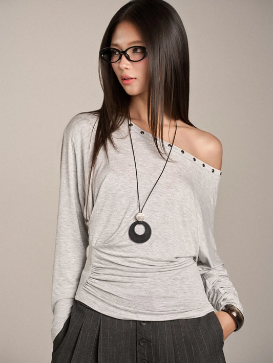 Mia Ritta - Zuri Top / Gray