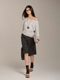 Mia Ritta - Carol Pants / Dark Grey Stripe