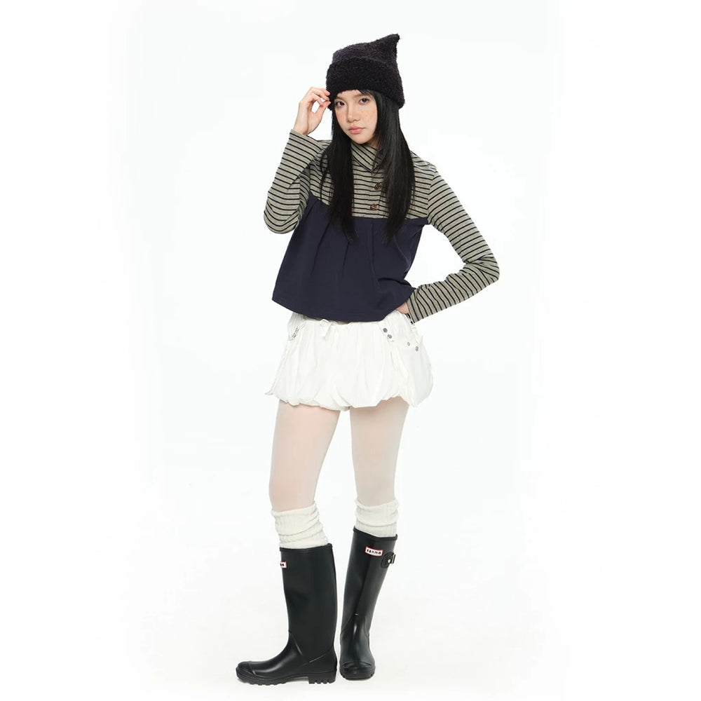 UYU.LABEL - Aiko Turtle Neck Top (2 Colors)
