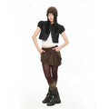 UYU.LABEL - Kuri Corduroy Asymmetrical Mini Skirt