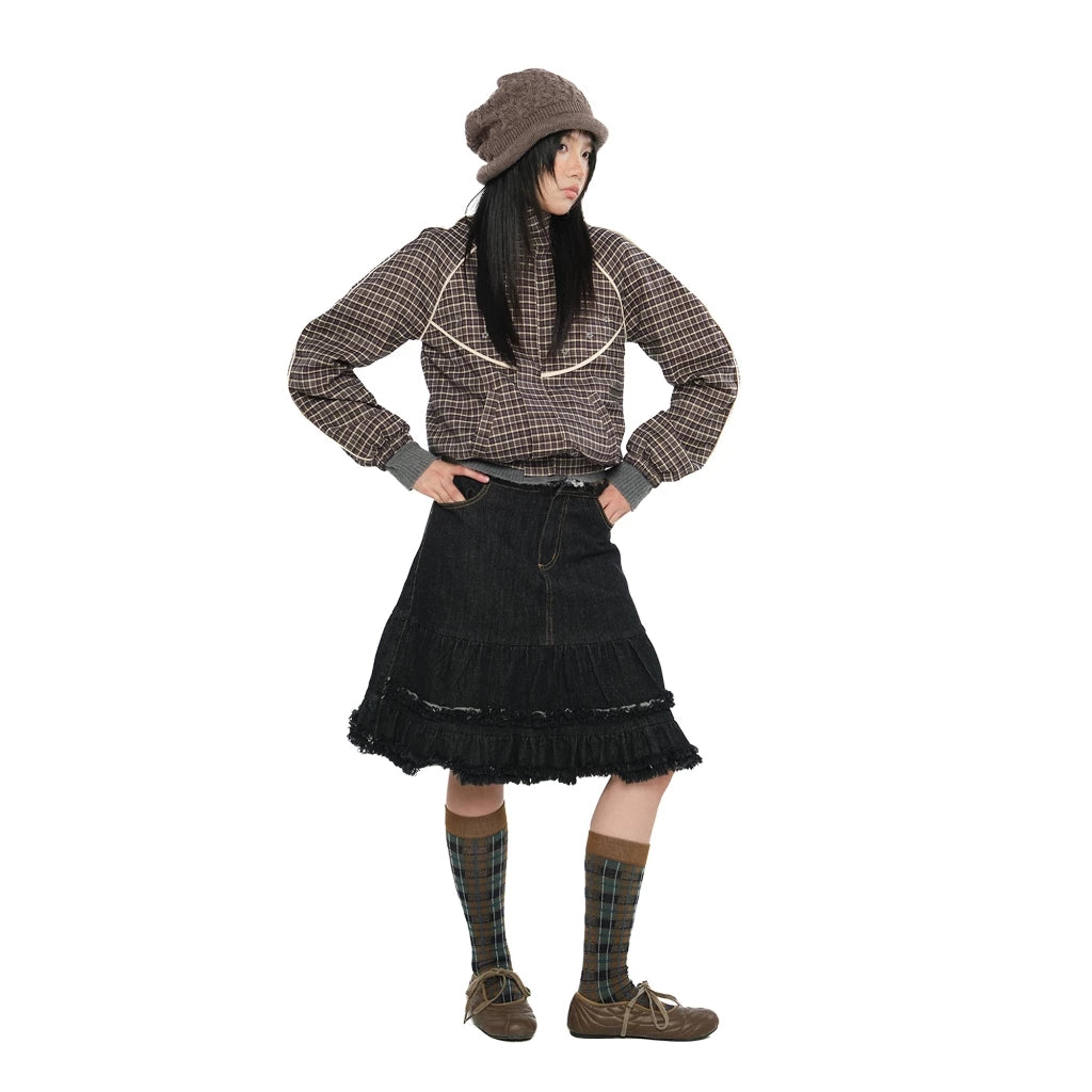 UYU.LABEL - Neko Denim Skirt